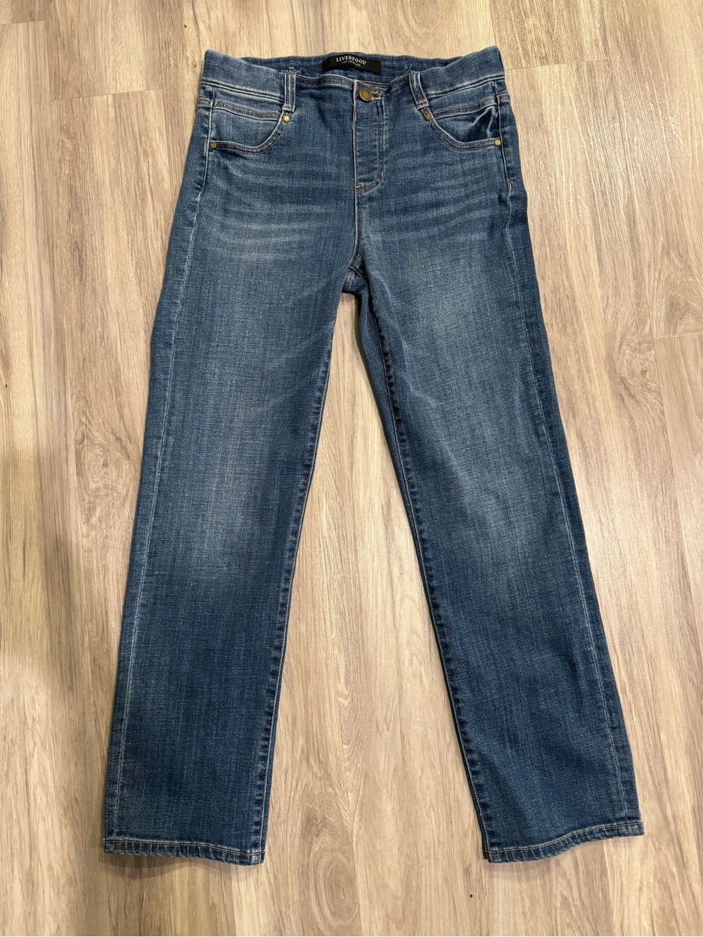 Liverpool Los Angeles The Straight Jeans‎ Women's Size 28/6 | Med Wash